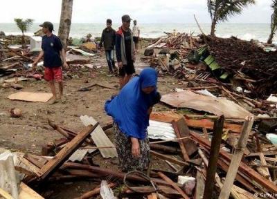 سونامی مرگبار در اندونزی با 222 کشته