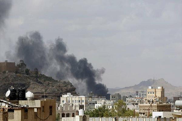 حملات توپخانه ای و موشکی متجاوزان سعودی به استان إب یمن
