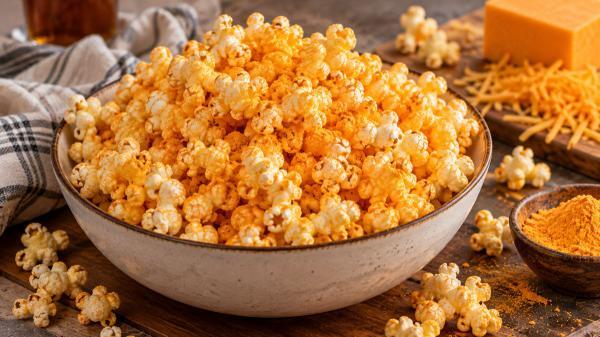 طرز تهیه پفیلا پنیری خانگی با پودر پنیر چدار؛ ترد و خوشمزه